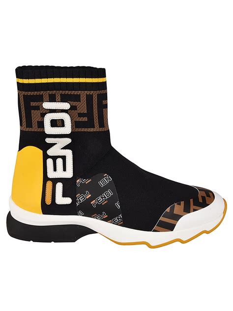 fendi men's logo sock sneakers|fendi sock sneakers women's.